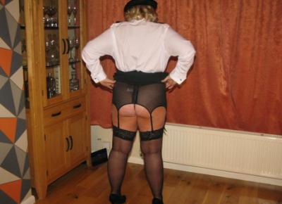Mature policewoman Chrissy Uk looses her tits and twat from her uniform 13679788
